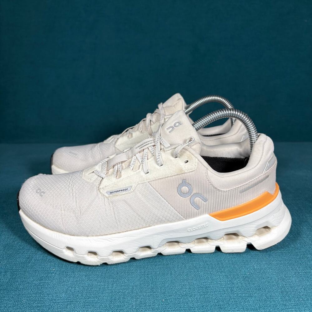 On Cloudrunner Waterproof Ivory Undyed Womens Size 8 Shoes